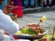 Ceremony in Ulu Watu, Bali