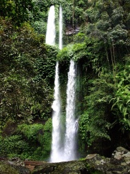 Waterfall in Senaru, Lombok