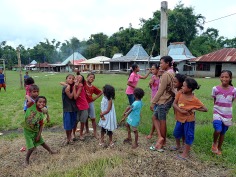 Children in a Ngada village near Bajawa