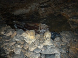 Inside a burial cave, Ke'te Kesu, Toraja