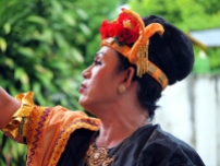 The bissu, officer of a Bugis purification ceremony, South Sulawesi