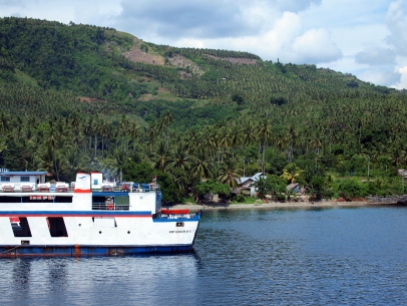 Departure from Ampana, Sulawesi