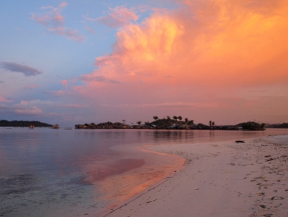Sunset on Pulau Papan