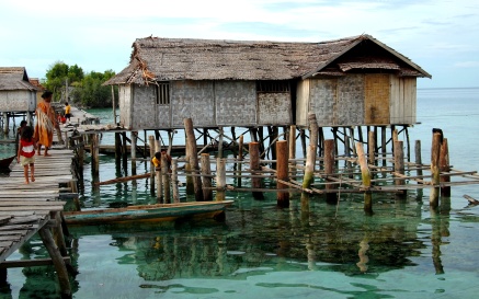 Bajau village of Pulau Papan