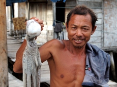 Proud Bajau fisherman!